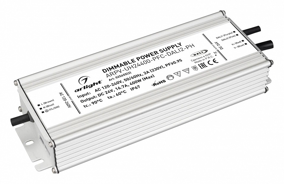 Блок питания с проводом arlight arpv-uh 025655(2)