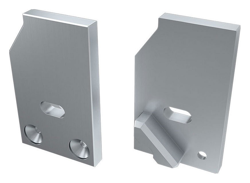 Заглушка для профиля с отверстием правая arlight alm 026736