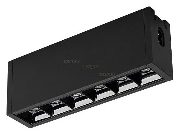 Модульный светильник arlight clip-38-laser-s171-6w warm3000 (bk, 36 deg, 24v) 026839