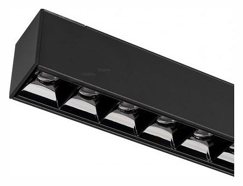 Встраиваемый светильник arlight mag-laser-45-l480-18w day4000 (bk, 15 deg, 24v) 026940