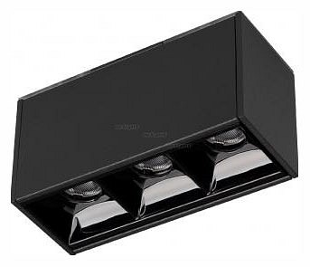 Встраиваемый светильник arlight mag-laser-45-l84-3w day4000 (bk, 15 deg, 24v) 027622