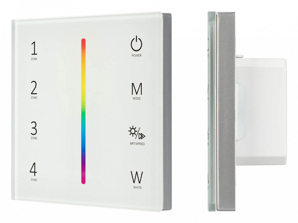 Панель-регулятора цвета rgbw сенсорный встраиваемый arlight smart 028140