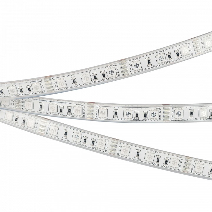 Лента светодиодная arlight rgb 12v 10mm 7-15 w/m ip20-ip68 029599(3)