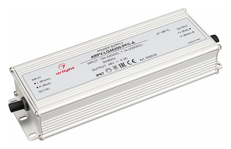 Блок питания с проводом arlight arpv-lg 030033