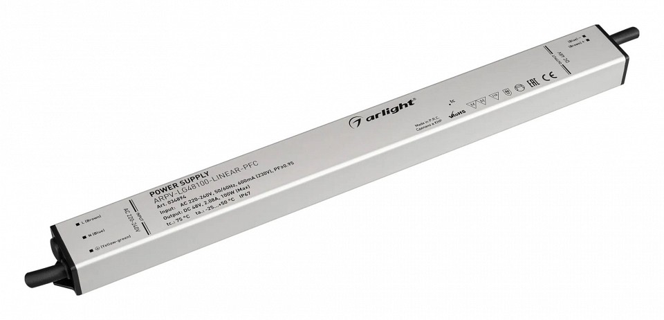 Блок питания с проводом arlight arpv 034894