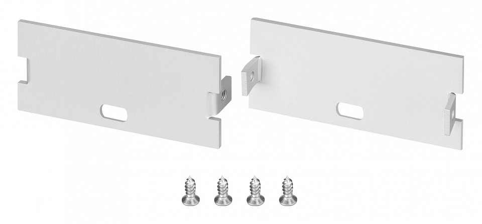 Набор заглушек для профиля с отверстием arlight floor60 046418