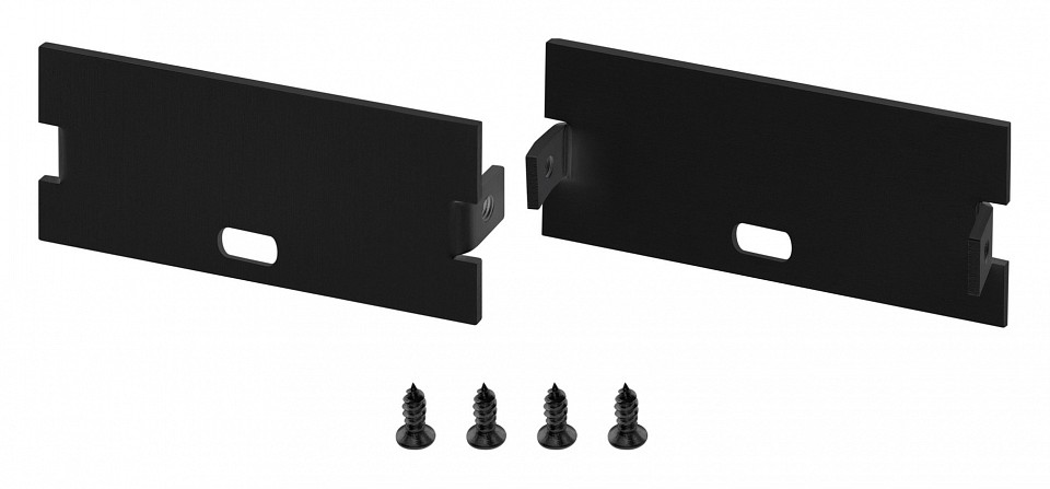 Набор заглушек для профиля с отверстием arlight floor60 046420