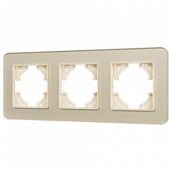Рамка на 3 поста arlight omali 049699