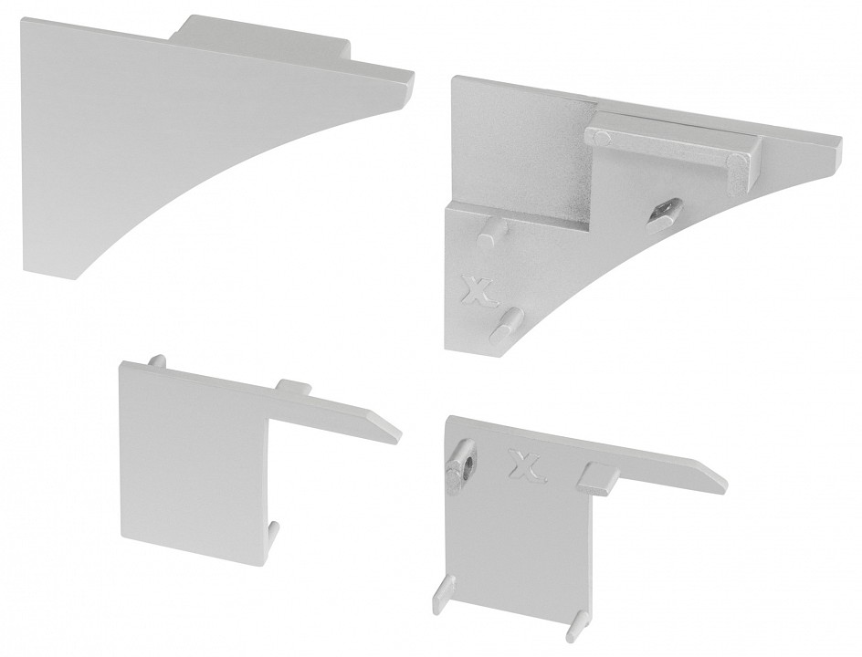 Набор заглушек для профиля arlight shelf 060904