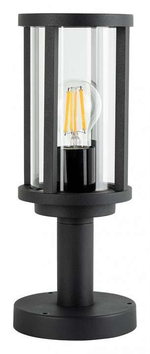 Наземный низкий светильник arte lamp toronto a1036fn-1bk