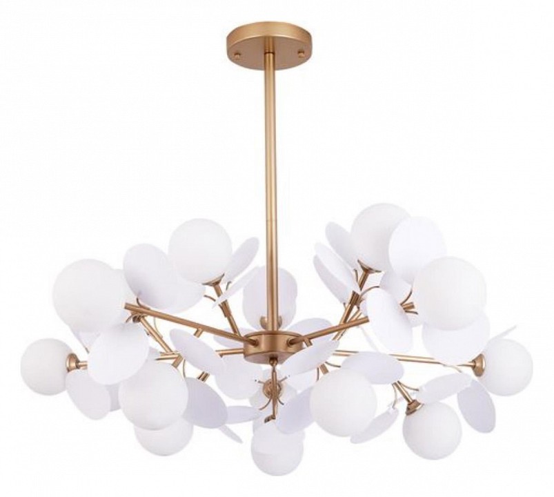Люстра на штанге arte lamp peacock a1369sp-15sg