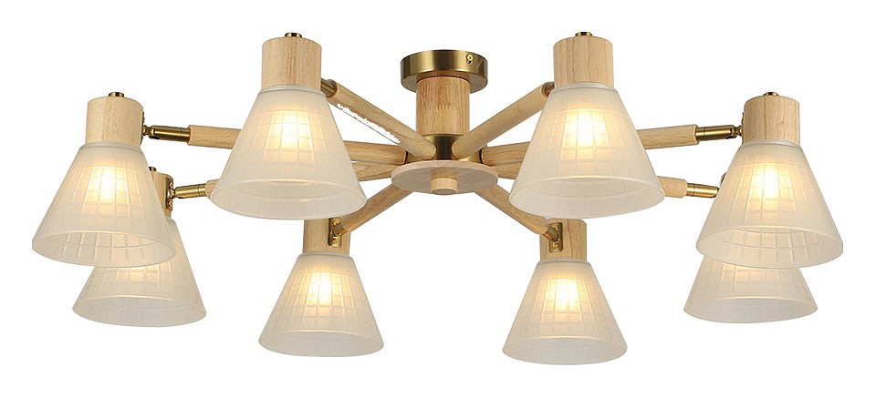 Потолочная люстра arte lamp meleph a4096pl-8br