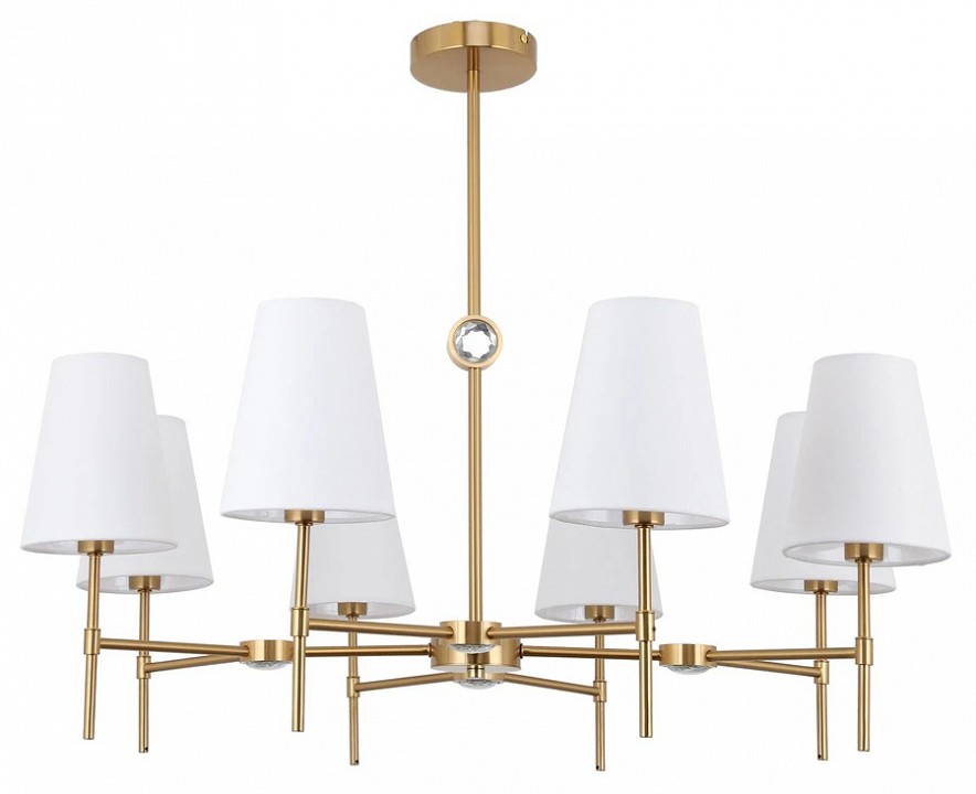 Люстра на штанге arte lamp daniella a4104lm-8pb