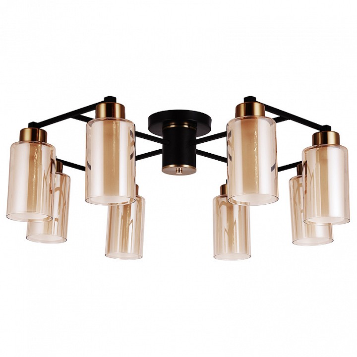 Потолочная люстра arte lamp leo a7027pl-8bk