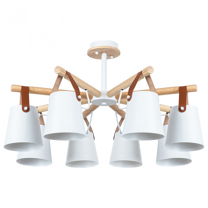 Люстра на штанге arte lamp thomas a7032pl-8wh
