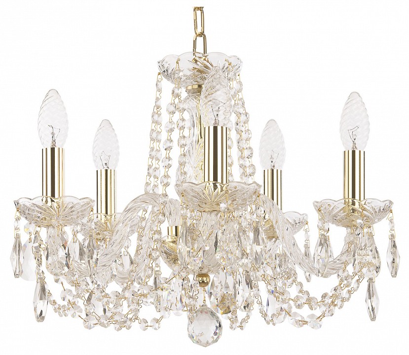 Подвесная люстра bohemia ivele crystal 1402 1402/5/141/g