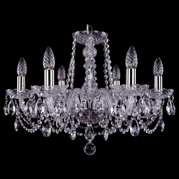 Подвесная люстра bohemia ivele crystal 1402 1402/6/195/ni