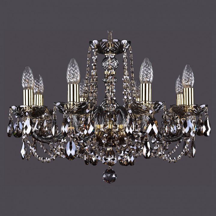 Подвесная люстра bohemia ivele crystal 1402 1402/8/195/g/m731