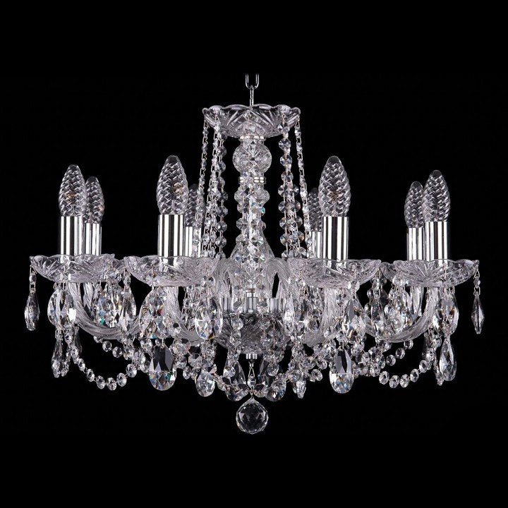 Подвесная люстра bohemia ivele crystal 1402 1402/8/195/ni