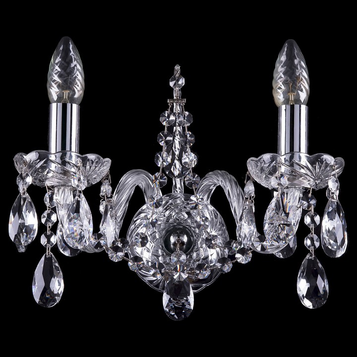 Бра bohemia ivele crystal 1411 1411b/2/141ni