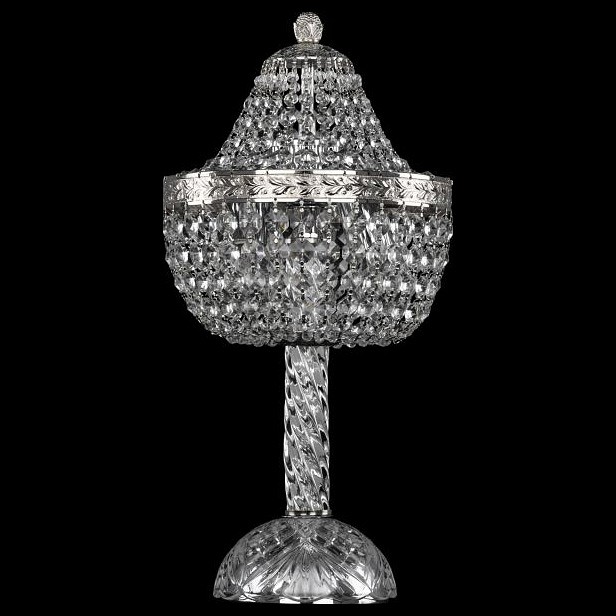 Настольная лампа декоративная bohemia ivele crystal 1911 19111l4/h/20iv ni