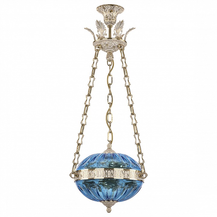 Подвесной светильник bohemia ivele crystal 7100 71000p/30 gw aquamarine/m-1h y8