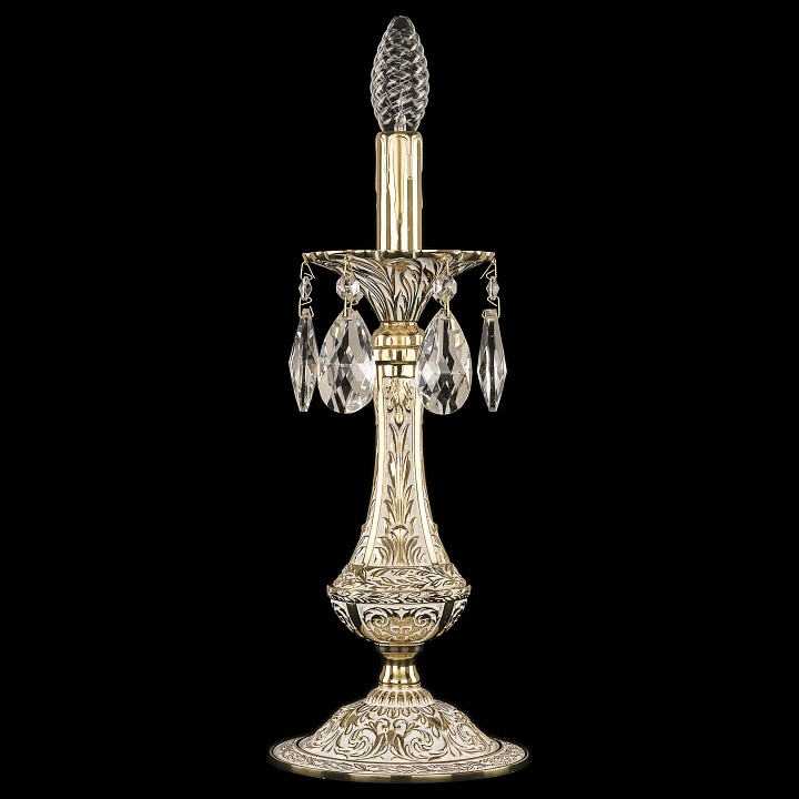 Настольная лампа декоративная bohemia ivele crystal 7200 72100l/1-37 gw