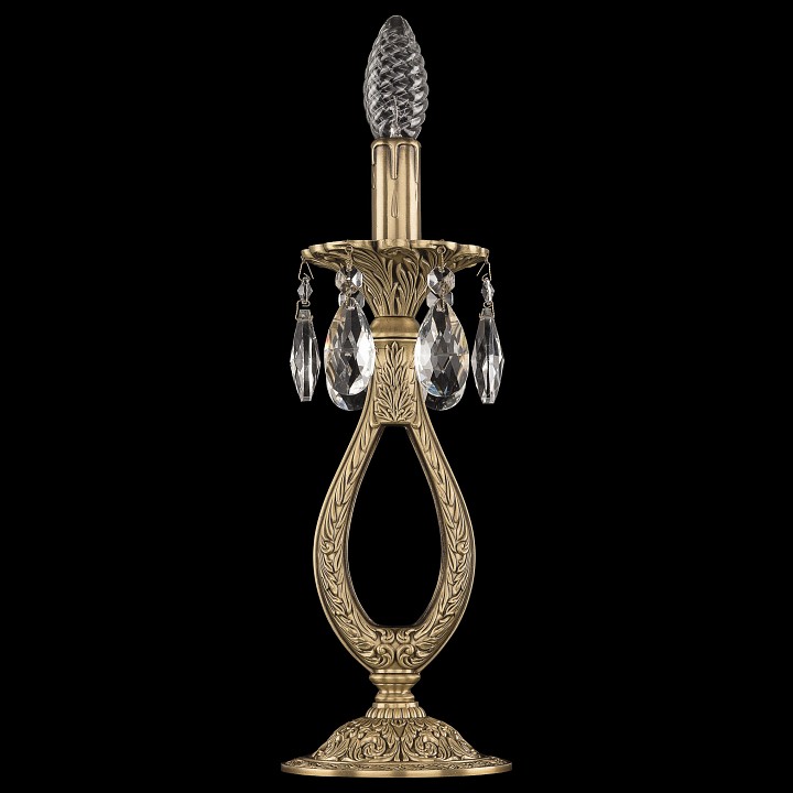 Настольная лампа декоративная bohemia ivele crystal 7200 72300l/1-33 fp
