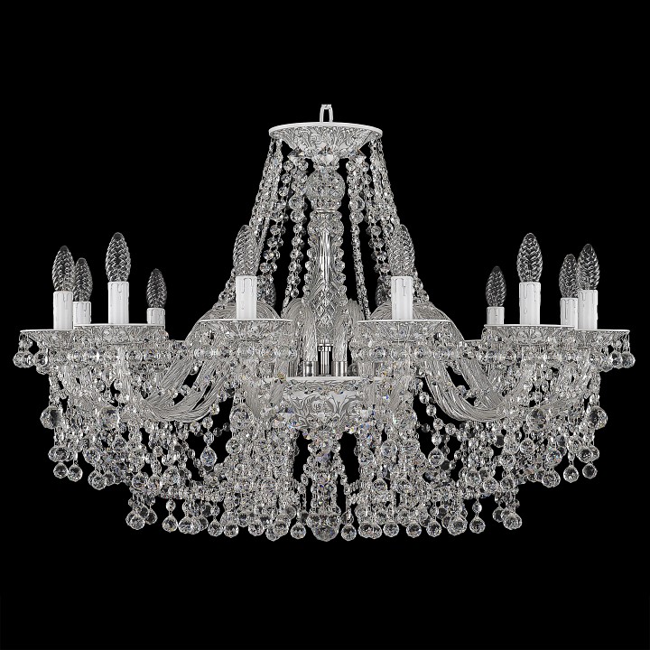 Подвесная люстра bohemia ivele crystal al1609 al16309/12/300 wmn