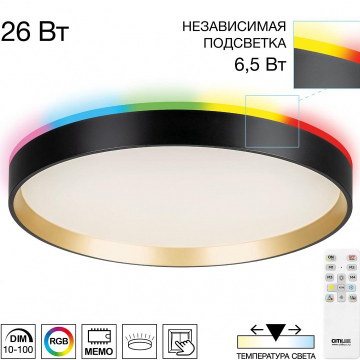 Накладной светильник citilux etalon cl750321r