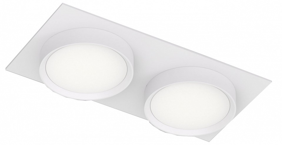 Встраиваемый светильник denkirs flat dk2092-wh