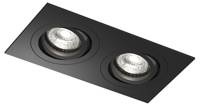 Встраиваемый светильник denkirs hydro dk2112-bk