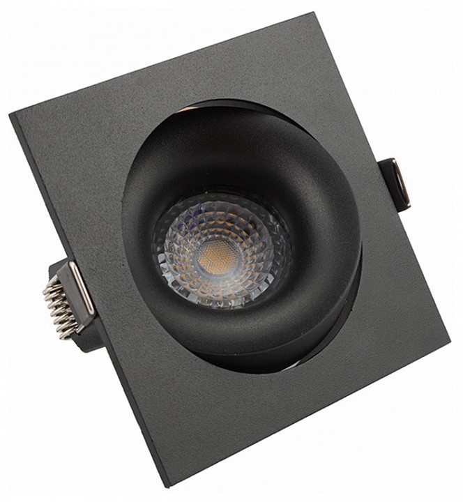 Встраиваемый светильник denkirs roto dk2121-bk