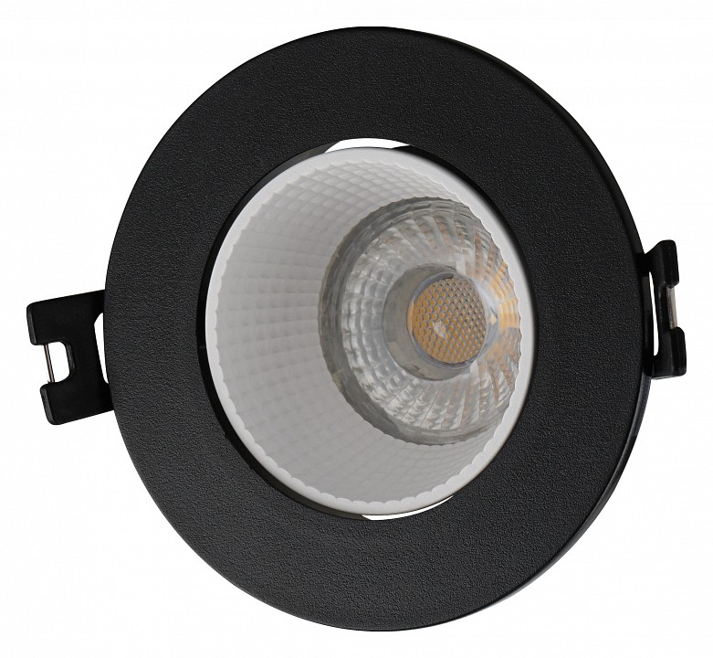 Встраиваемый светильник denkirs rodvig dk3061-bk+wh