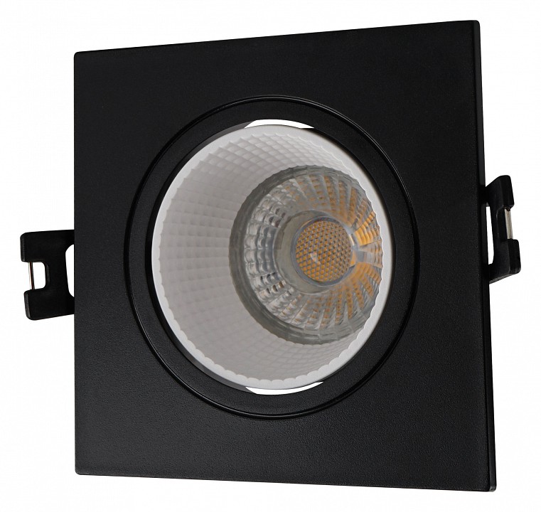 Встраиваемый светильник denkirs rodvig dk3071-bk+wh