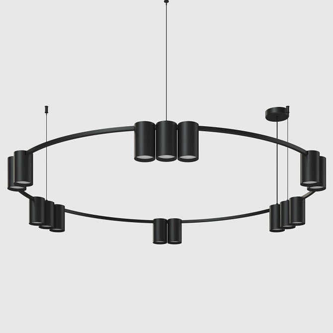 Подвесная люстра denkirs orbit dk4067-bk