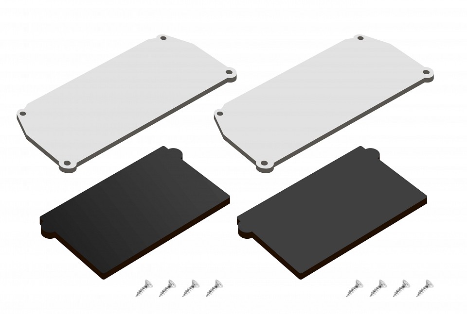 Заглушка для профиля denkirs flod dk5852-bk