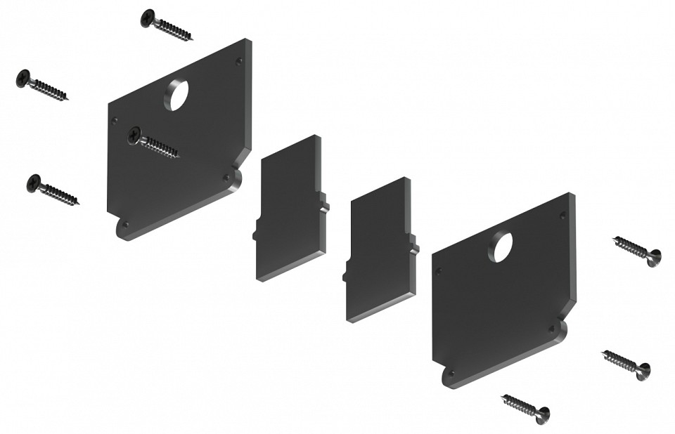 Заглушка для трека denkirs smart one tr2025-bk