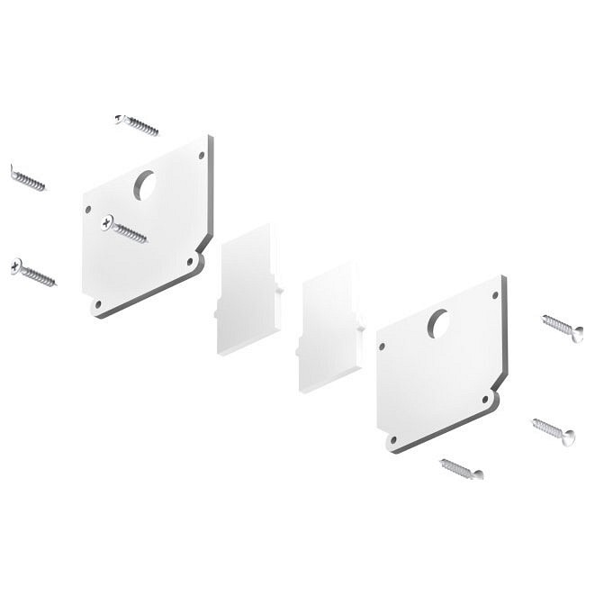 Заглушка для трека denkirs smart one tr2025-wh