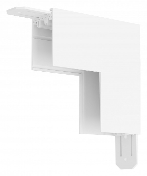 Соединитель угловой l-образный для треков denkirs smart tr2108-wh