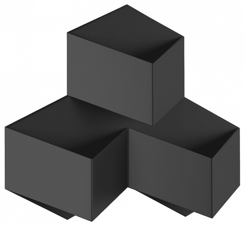 Накладной светильник designled palmira gw-1101-3-9-bl-ww