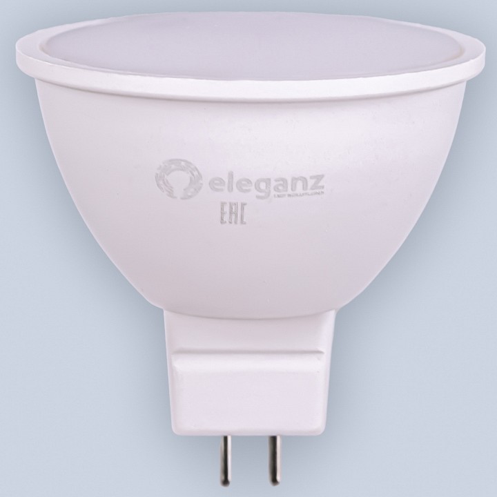 Лампа светодиодная eleganz  gu5.3 7вт 4500k 1343