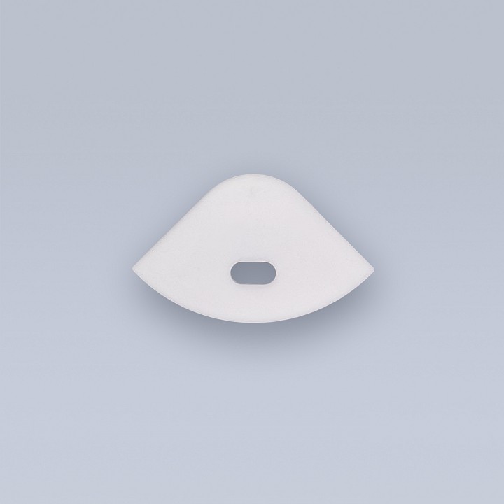 Заглушка для профиля с отверстием eleganz  25021