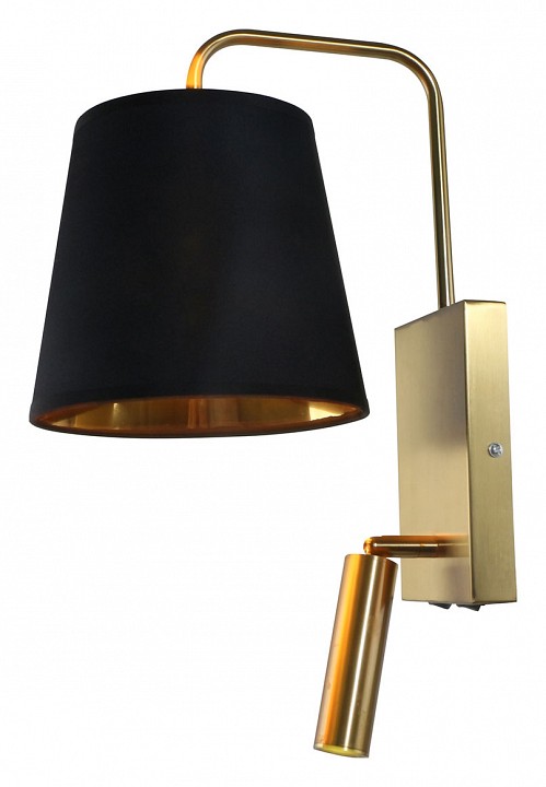 Бра с подсветкой escada comfy 589/1a brass