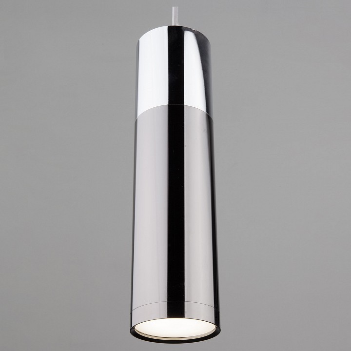 Подвесной светильник eurosvet double topper 50135/1 led хром/черный жемчуг