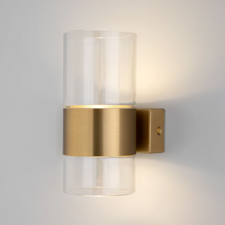 Бра eurosvet watford 40021/1 led латунь/прозрачный