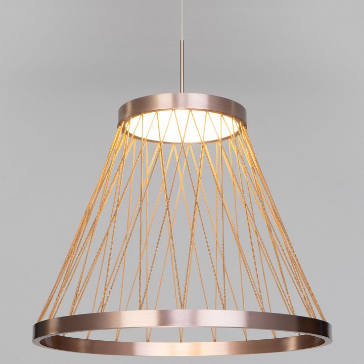 Подвесной светильник eurosvet cesta 40016/1 led коричневый