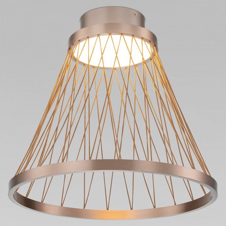 Накладной светильник eurosvet cesta 40018/1 led коричневый