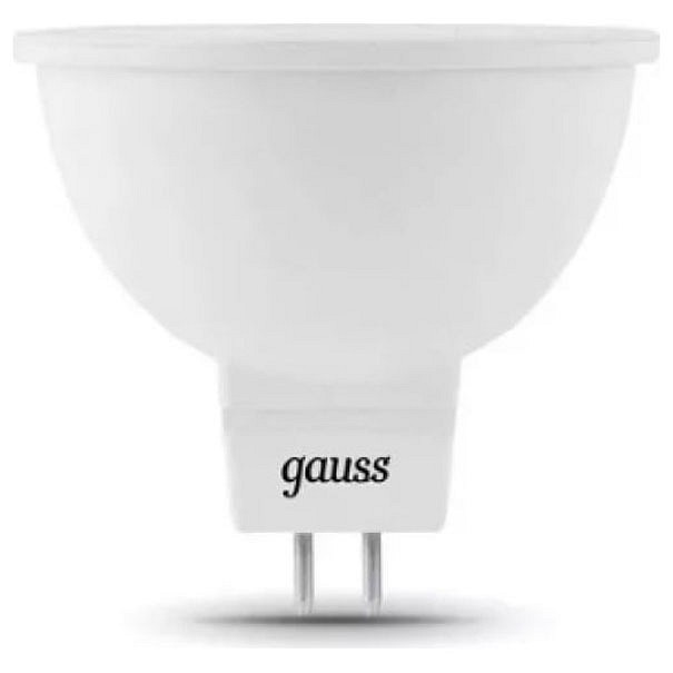 Лампа светодиодная gauss mr16 gu5.3 7вт 6500k 101505307