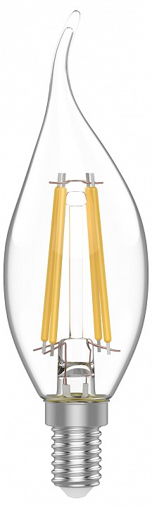 Лампа светодиодная gauss basic filament e14 4.5вт 4100k 1041125